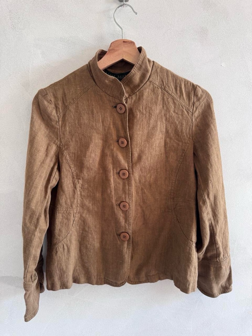 Harve Benard - Brown Linen Jacket - Size 4P